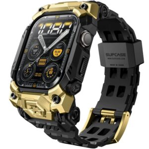 Kitos prekės Supcase  Supcase Unicorn Beetle Ore Case for Apple Watch 10/11 (46 mm) - Black and Gold 