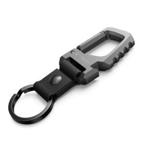 Citas preces Tech-Protect  Tech-Protect Slidelock Keychain - Black and Gray 