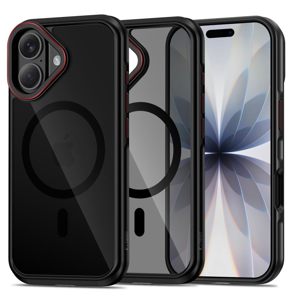 Muud kaubad Tech-Protect Tech-Protect MagHybrid MagSafe Case for iPhone 17 - Black and Red