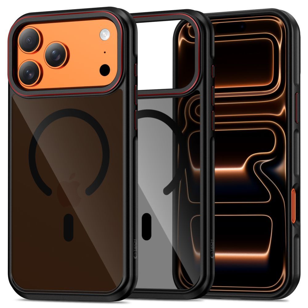 Muud kaubad Tech-Protect Tech-Protect MagHybrid MagSafe Case for iPhone 17 Pro Max - Black and Red