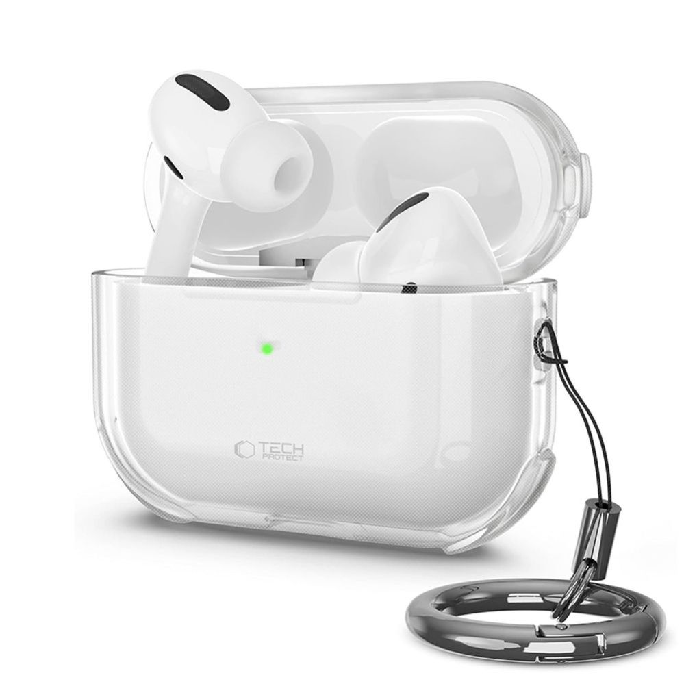 Citas preces Tech-Protect Tech-Protect Bounce Case for AirPods Pro 3 - Clear