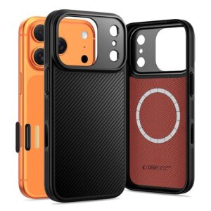 Citas preces Tech-Protect  Tech-Protect Kevlar Aramid MagSafe case for iPhone 17 Pro Max - black 