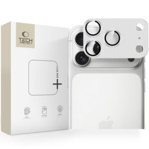 Citas preces Tech-Protect  Tech-Protect Camfull Fit+ Camera Lens Glass for iPhone 17 Pro - Silver 