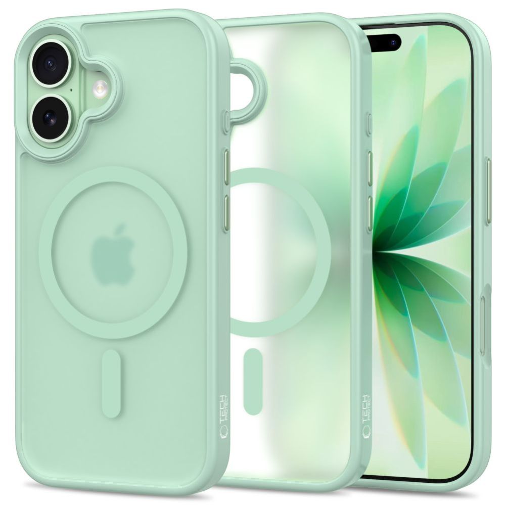 Muud kaubad Tech-Protect Tech-Protect MagMat MagSafe Case for iPhone 17 - Transparent Green