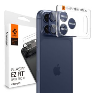 Citas preces Spigen  Spigen Optik Pro XL Camera Lens Glass for iPhone 17 Pro Max - Navy Blue 