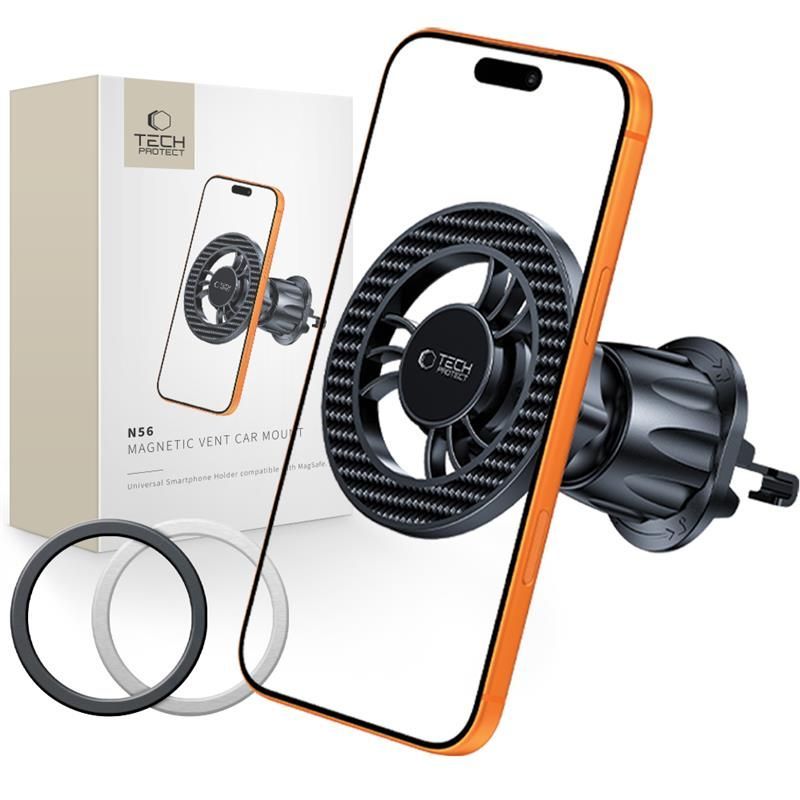 Muud kaubad Tech-Protect Tech-Protect N56 Magnetic MagSafe Car Air Vent Mount - Black