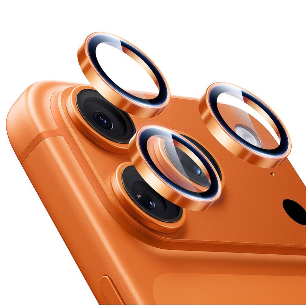 Citas preces ESR ESR Armorite Camera Lens Glass for iPhone 17 Pro / Max / 15 Pro / Max / 16 Pro / Max / 17 Pro / Max - Orange