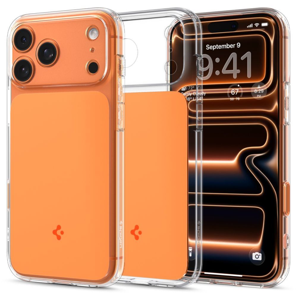 Muud kaubad Spigen Spigen Thin Fit MagSafe Case for iPhone 17 Pro Max - Clear Orange