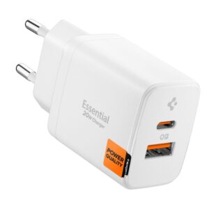 Kitos prekės Spigen  Spigen Essential EE202EU 20W Wall Charger - White 