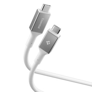 Kitos prekės Spigen  Spigen EB24012CC USB-C Cable 240W 120cm - White 
