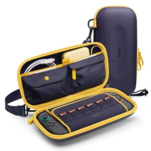 Citas preces Spigen  Spigen Nano Pop Pro Pouch for Nintendo Switch 2 - Navy Blue and Yellow 