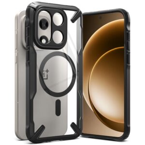 Kitos prekės Ringke  Ringke Fusion X Magnetic MagSafe Case for OnePlus 15 - Clear Black 