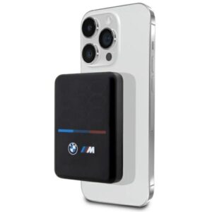 Kitos prekės BMW  BMW M Collection MagSafe 5W 3000mAh Inductive Power Bank - Black 