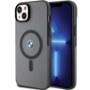 Kitos prekės BMW  BMW Signature MagSafe Case for iPhone 14 Plus/15 Plus - Black 