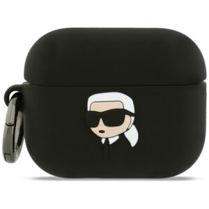 Citas preces Karl Lagerfeld  Karl Lagerfeld Silicone Karl Head 3D Case for AirPods Pro 3 - Black 