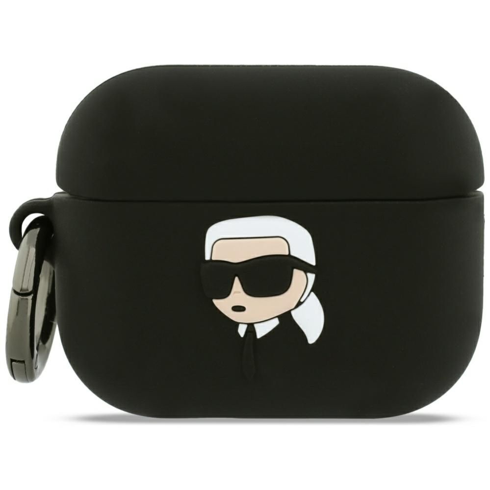 Muud kaubad Karl Lagerfeld Karl Lagerfeld Silicone Karl Head 3D Case for AirPods Pro 3 - Black