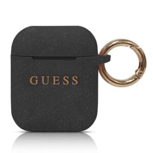 Citas preces Guess  Guess Silicone Cover for AirPods 1/2 - Black 