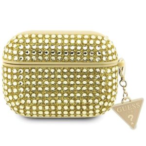 Citas preces Guess  Guess Rhinestone Triangle Case for AirPods Pro 2 (2022/2023) - Gold 