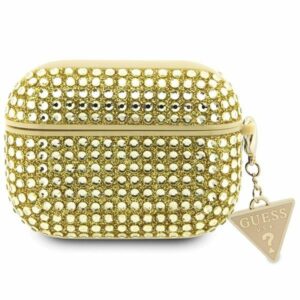 Citas preces Guess  Guess Rhinestone Triangle AirPods Pro Case - Gold 