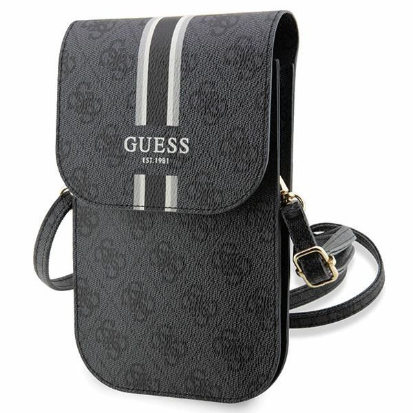Citas preces Guess Guess 4G Stripe Handbag - Black
