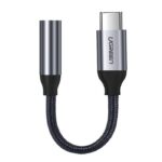 Adapteris Ugreen  Ugreen Headphone Adapter with 3.5mm mini jack to USB Type C 10cm gray (30632) 