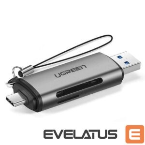 Citi Ugreen  Ugreen CM185 50706 reader for SD / micro SD cards on USB-A 3.0 / USB-C 3.0 - gray 
