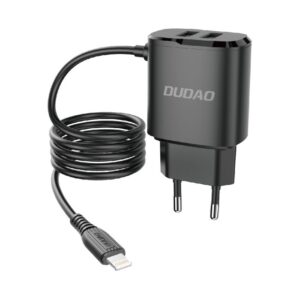 Adapteriai Dudao  Lightning (male) || USB-A (female) \ Black 