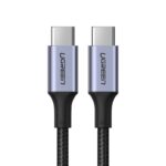 Kaabel Ugreen  Ugreen US316 90120 USB-C - USB-C PD QC FCP cable 100W 5A 480Mb/s 3m - gray 