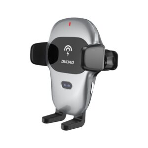 Automatinis laikiklis Dudao  Dudao Automatic Car Holder with Built-in Qi 15W Wireless Charger Gray (F20xs) 