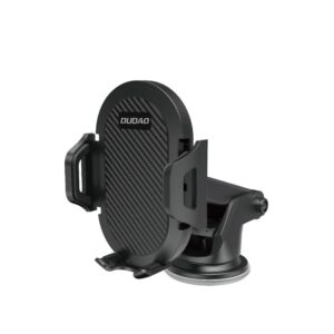 Automatinis laikiklis Dudao  Dudao Telescopic Gravity Car Windshield Mount Holder Black (new F2S black) 