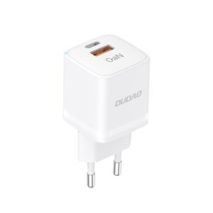 Adapteriai Dudao  Wall charger GaN 33W PPS USB C/USB Dudao A13Pro - white 