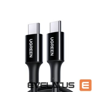 Kabelis Ugreen  US300 USB-C / USB-C cable 480Mb/s 5A 1m Black