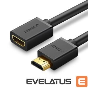 Cable Ugreen  Ugreen HD107 10141 HDMI (Male) - HDMI (Female) 4K Cable 1m - Black 