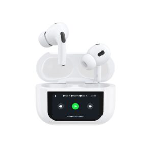 Belaidės ausinės Dudao  Dudao U19 in-ear TWS wireless Bluetooth 5.3 headphones with LED display - white 