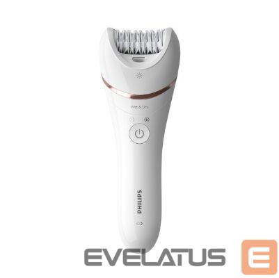 Epilaator Philips Philips Satinelle Advanced Wet & Dry epilator BRE740/10 For legs and body, Cordless, 9 accessories