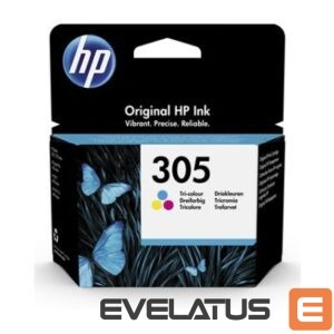 Printer accessories HP  HP 305 Tri-Color Ink Cartridges, 100 pages, for HP DeskJet 2300, 2710, 2720, Plus 4100 