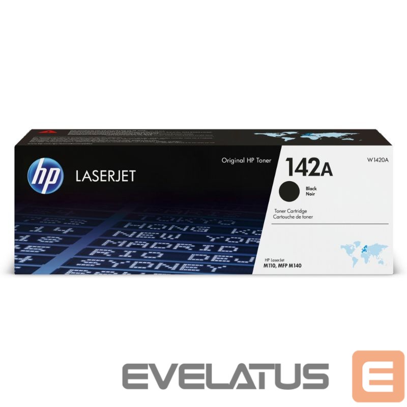 Tarvikud ja tarvikud HP HP 142A Black Toner Cartridge, 950 pages, for HP LaserJet M110w, M110we, M140w, M140we