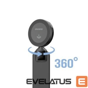 Dokavimo stotelės Dudao  Dudao F21 Pro 15W MagSafe Inductive Car Charger - Black 