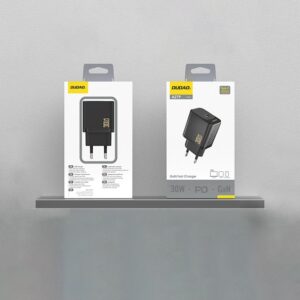 Adapteriai Dudao  Dudao A27P 30W PD GaN USB-C Wall Charger - Black 