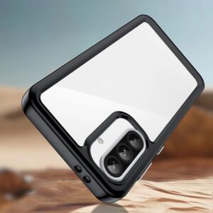 Nugarėlės dėklai Hurtel  Outer Space Case for Samsung Galaxy A56 Cover with Flexible Frame - Black 