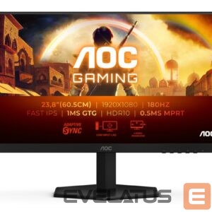 Monitorid AOC  24G42E | 24 " | IPS | FHD | 16:9 | 180 Hz | 1 ms | 1920 x 1080 pixels | 300 cd/m² | HDMI ports quantity 1 | Black 