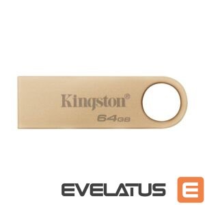 Flash drive Kingston  DataTraveler SE9 G3 | 64 GB | USB 3.2 | Gold 