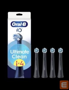 Hambahari Oral-B  Replaceable toothbrush heads | iO UltimateClean | Heads | For adults | Number of brush heads included 4 | Black 