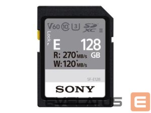 Memory cards Sony  | UHS-II SDXC Memory Card | SF-E | 128 GB | SDXC | Flash memory class 10, U3, V60 