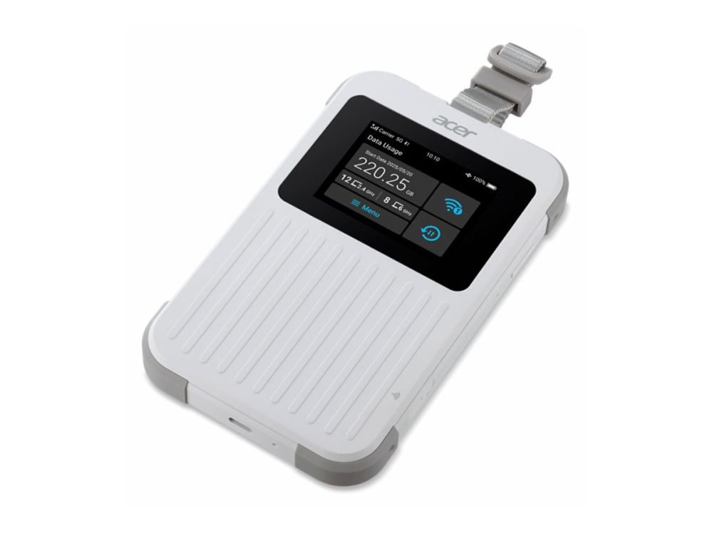 Ruuterid Acer Connect M6E Wi-Fi 5G Mobile Hotspot, USB, Type C, Blue