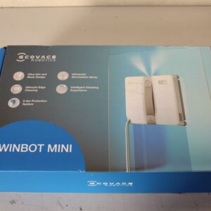 Sülearvuti Ecovacs  SALE OUT.  Window cleaning robot WINBOT MINI, Auto-Spray, Steady climbing system, WIN-SLAM 3.0, Grey |  Windows Cleaner Robot | WINBOT MINI GREY | Corded | Grey | DAMAGED PACKAGING, USED, DIRTY, USED LIQUID BOTTLE 