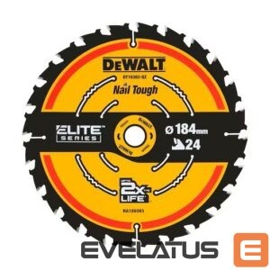 Other small household appliances DeWALT  DT10302-QZ EXTREME 2nd Fix Circular Saw Blade 184mm 16mm Bore 24T 