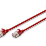 Adapteris Digitus  CAT 6A F-FTP Slim Patch Cable, 0.3 m | DK-1632-A-003S-R | Red 