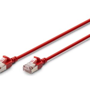 Üleminek Digitus  CAT 6A F-FTP Slim Patch Cable, 0.3 m | DK-1632-A-003S-R | Red 