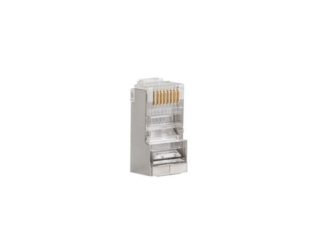 Üleminek Lanberg | RJ45 CAT.6 FTP Plug 8P8C PASS Through Type, 100 pcs | PLS-6000EZ | Transparent